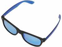 Urban Classics Unisex Sunglasses Likoma Mirror UC Sonnenbrille, Black/Blue, one Size