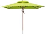 anndora&reg; Sonnenschirm Gartenschirm 3 x 3 m eckig wasserabweisend - mit Winddach