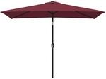 vidaXL Sonnenschirm 300x200cm Bordeauxrot Ampelschirm Marktschirm Gartenschirm