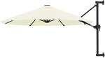 vidaXL Sonnenschirm 300 cm Sand Wandschirm Ampelschirm Balkonschirm Schirm