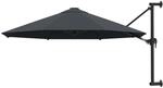 vidaXL Sonnenschirm 300cm Anthrazit Wandschirm Ampelschirm Balkonschirm Schirm