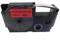 CASIO EZ-Label Printer XR-9RD1 Schriftband selbsthaftend 9 mm x 8,0 m schwarz auf rot