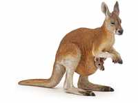 Papo 50188 WILD Animal Kingdom Tiere, Känguru Mit Baby, Spiel, Mehrfarbig