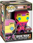 Funko Pop! Marvel: Black Light - Iron Man - Marvel Comics - Vinyl-Sammelfigur -