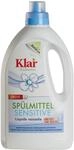 Klar Sp&uuml;lmittel Bio sensitive ohne Duft 1,5l &ndash; Kraftvolles Geschirrsp&uuml;lmittel