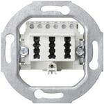 Gira TAE-Anschlussdose 003302 TAE 3x6NFN ws Kommunikationsanschlussdose Kupfer