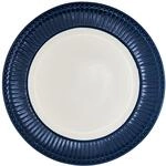 GreenGate Dinner Plate Alice Dark Blue