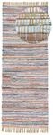carpetfine Flachgewebeteppich Kelim Chindi L&auml;ufer Taupe 80x350 cm | Moderner...