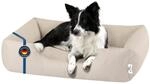 BedDog Hundebett Zara, Hundekissen mit abziehbaren waschbaren Bezug, Hundekorb,