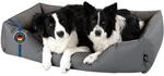 BedDog Hundebett Zara, Hundekissen mit abziehbaren waschbaren Bezug, Hundekorb,