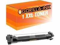 Gorilla-Ink 1 Toner XXL kompatibel mit Brother TN-1050 Black 1.500 Seiten 50%...