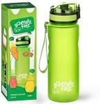 schmatzfatz Trinkflasche Kinder Auslaufsicher 0,5L, Sport Trinkflasche Schule zum