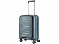 travelite 4-Rad Handgepäck Koffer mit Vortasche erfüllt IATA-Bordgepäckmaß,
