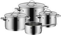 WMF Aparto Topfset Induktion 4-teilig, Kochtopf Set mit Glasdeckel, Cromargan