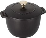 STAUB Schmortopf aus Gusseisen, rund, 1,75 l, Schwarz