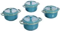 Staub, Mini Cocotte Set, 4-fach, rund, Ceramic By Staub