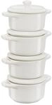 Staub, Mini Cocotte Set, 4-teilig, rund, Ceramic By Staub
