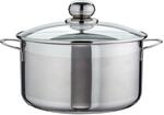 Level One Topf Edelstahl 24 cm Kochtopf Induktion 6,1 Liter Fleischtopf & Bratentopf