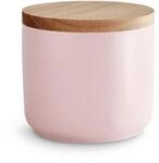 SPRINGLANE Keramik Vorratsdosen mit Holzdeckel Sweet Scandi, Kautschukholz-Deckel,