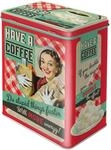 Nostalgic-Art Retro Vorratsdose L, 3 l, Have A Coffee &ndash; Geschenk-Idee f&uuml;r