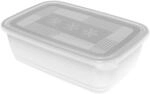 Rotho Freeze Gefrierbox 3.7l mit Deckel, Kunststoff (PP) BPA-frei, transparent, 3.7l