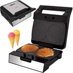 Syntrox Germany Waffeleisen f&uuml;r Eiswaffeln Waffelmaker MM-1400W mit herausnehmbaren