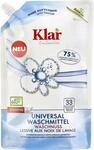 Klar eco Sensitive Universalwaschmittel Waschnuss Nachf&uuml;llbeutel 1,5l, ohne Duft, 33
