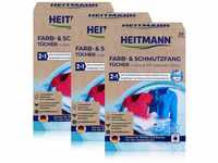 Heitmann Farb- und Schmutzfangtücher, zweifach aktiver Wäscheschutz vor