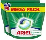 Ariel Waschmittel Pods All-in-1, 98 Waschladungen (2 x 49) Universal Frischer