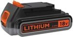 Black+Decker Li-Ion Slidepack Akku (18V 2.5Ah, passend f&uuml;r alle Black+Decker