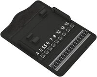 Wera 05136466001 Textile Box Kraftform Kompakt Zyklop Mini 2, leer