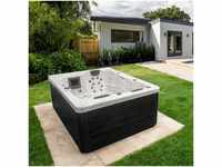 HOME DELUXE - Outdoor Whirlpool - White Marble Pure - Maße: 210 x 160 x 85 cm -