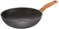 STONELINE Back to Nature Made in Germany Wok 30 cm, auch f&uuml;r &ouml;l- und fettfreies