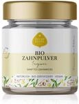BIO Zahnpulver mit INGWER und Xylit - VEGAN - OHNE k&uuml;nstliche Zusatzstoffe - 100%
