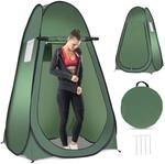 COSTWAY Pop-up Duschzelt Toilettenzelt Umkleidezelt Beistellzelt Lagerzelt
