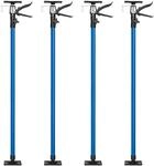 tectake&reg; Baust&uuml;tzen Teleskop Stange 115-290 cm, Baust&uuml;tze mit Auflageplatten...