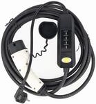 AccuCell Ladekabel f&uuml;r Elektroautos mit SchuKo-Stecker auf Typ 2 Mode2 230V 16A