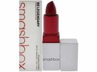 Smashbox Cosmetics Be Legendary Prime & Plush Lipstick - Bawse (Deep Red) 0.14oz