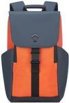 DELSEY PARIS - Securflap - weicher Rucksack - 45 x 31 x 14 cm - 21 Liter - S - Orange