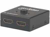 Manhattan 207850 4K bi-direktionaler 2-Port HDMI-Splitter/Switch "4K 30Hz",...