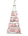 Frau WunderVoll&reg; DIY Adventskalender Weihnachtsbaum rosa Papiert&uuml;ten, Ziffern