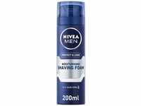 NIVEA MEN Protect & Care Feuchtigkeits-Rasierschaum (200 ml), schützender