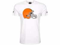 New Era Herren Cleveland Browns T-Shirt, Wei§, XS/S