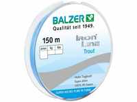 Balzer Ironline Trout 150m 3-Fach geflochtene Schnur für Forelle, Farbe:Blau,