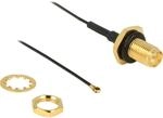 DeLOCK 0,2 m, RP-SMA/MHF IV Koaxialkabel MHF IV/HSC MXHP32 0,2 m, Koaxialkabel