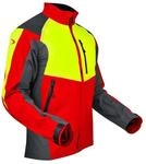 Pfanner 105544/M Forstjacke Ventilation Gr&ouml;&szlig;e M in rot/gelb/grau