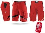 K&Uuml;BLER Workwear | K&Uuml;BLER ACTIVIQ Arbeitsshorts | Mittelrot/Schwarz | Gr&ouml;&szlig;e 40