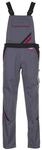 Planam 2339046 Highline Damen Latzhose, Schiefer/Schwarz/Rot, Gr&ouml;&szlig;e 46