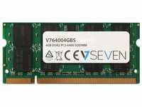 V7 V764004GBS Notebook DDR2 SO-DIMM Arbeitsspeicher 4GB (800MHZ, CL6, PC2-6400,