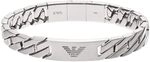 Emporio Armani Armband F&uuml;r M&auml;nner Heritage, 18,50 Cm +/-1,00 Cm Silbernes